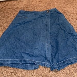 jean skirt/shorts